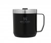 Kubek termiczny kempingowy Stanley Classic Camp Mug 350 ml czarny
